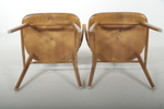 Karmstolar, 4st, "Florida"- Bröderna Wigells stolfabrik, 1950/1960-tal 