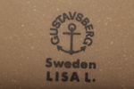 Lisa Larsson, Fat, Gustavsberg "Granada", Stengods