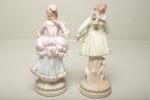 Figuriner, 1-par, Porslin