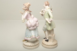 Figuriner, 1-par, Porslin