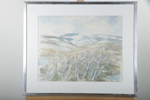 Bengt Forsberg- Akvarell "Vår i fjällen", Signerad: 1974