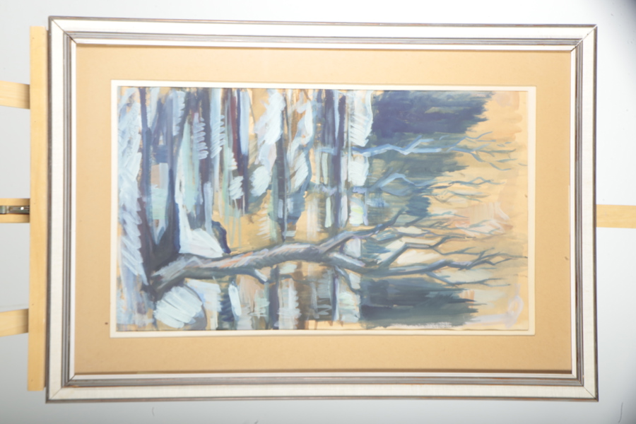 Lars Matson- Akvarell, Signerad-61