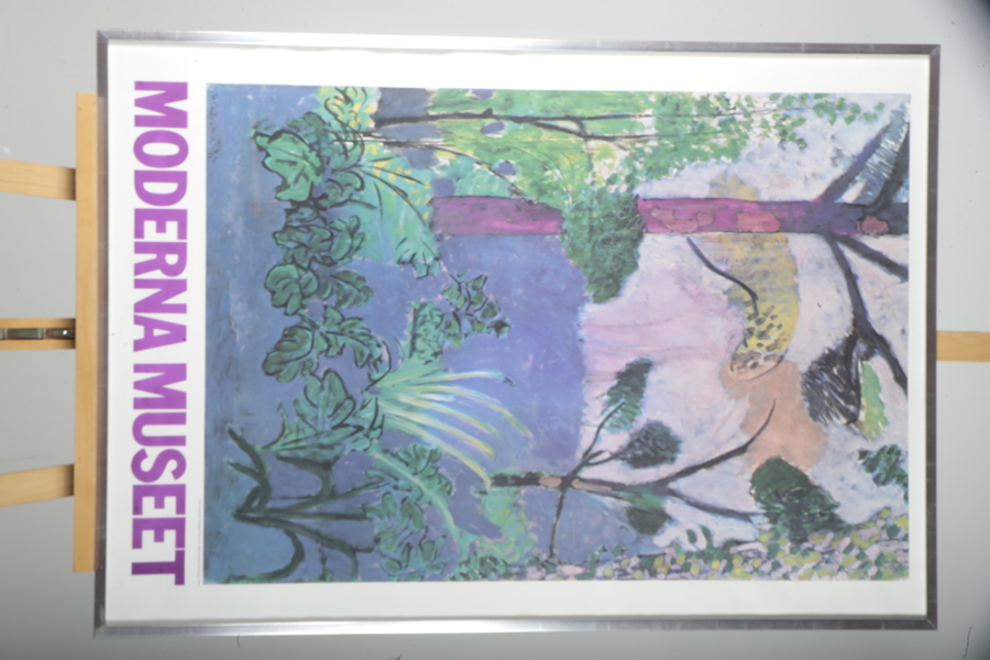 Affischeffer Henri Matisse- "Paysage Marocain 1911", Signerad i trycket