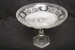 Skål på fot, 1900-tal, Pressglas