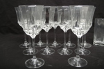 Glasservis, "8-Kantig modell"