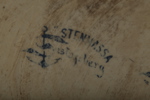 Krus, Gustavsberg- "BlåVit", Stenmassa