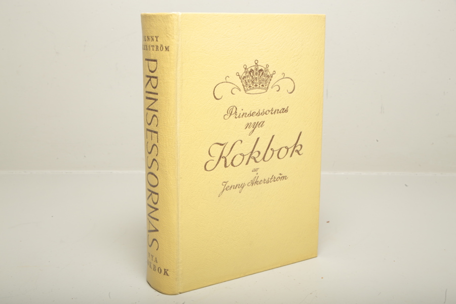 Bok- "Prinsessornas nya kokbok", Av: Jenny Åkerström, Tryckt: 1952
