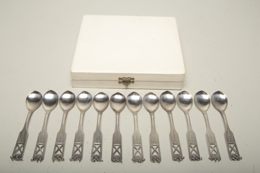 Silverskedar "Martin Öhman, Lycksele", 12st, Alton