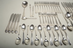 Besticksuppsättning "Rådhus", Nysilver, 64-Delar