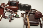 Kameror- "Kodak Junior 620" & "Zeiss Ikonta" m.m.