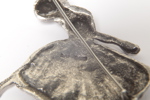 Brosch- Sterlingsilver, "Ballerina"- DHP England, Design: Frederick Massingham