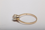 18K Guldring med pärla