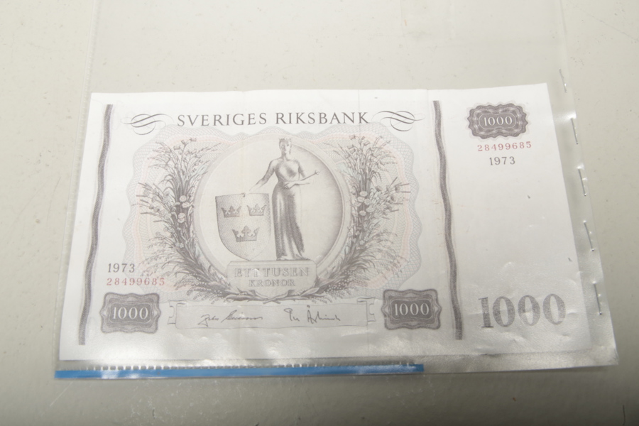 Sedel- 1000kr (1973)