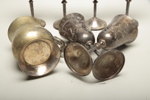 Bägare- Nysilver, 6st & 1st Bägare i nysilver