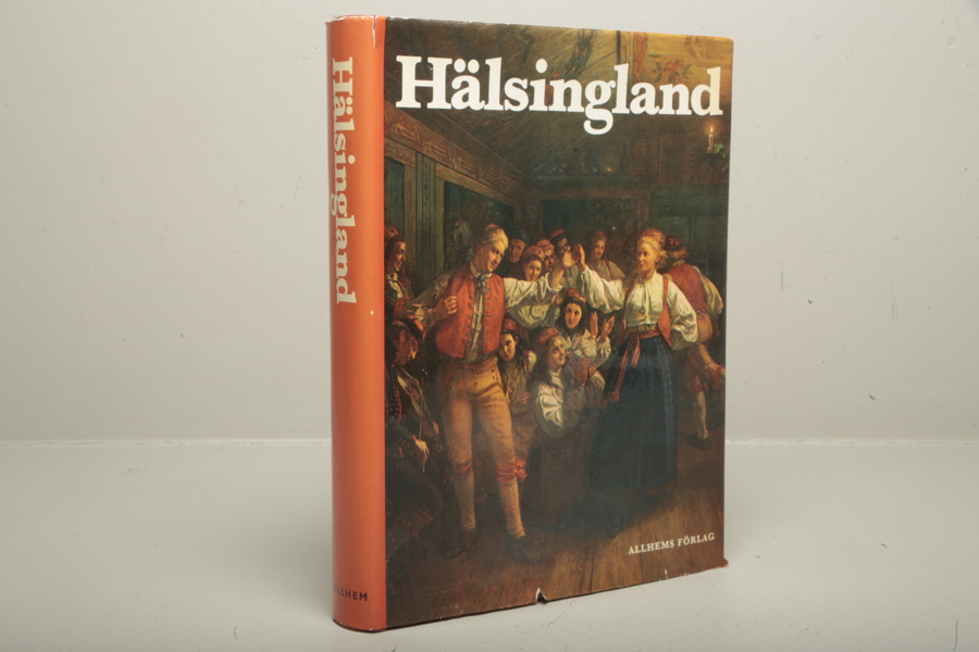 Bok-"Hälsingland", Med autograf av: Hilding Mickelsson