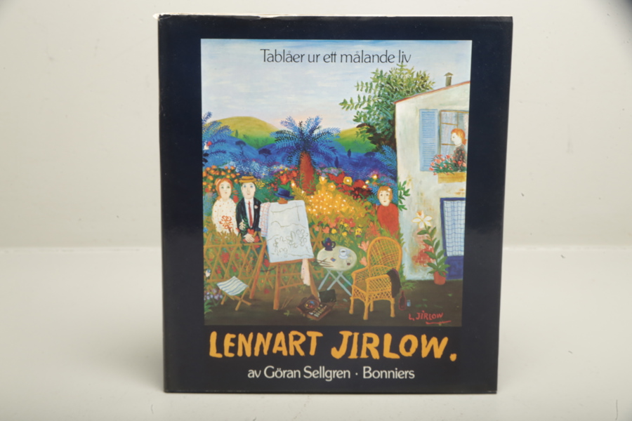 Bok, "Tablåer ur ett målande liv- Lennart Jirlow", Av: Göran Sellgren
