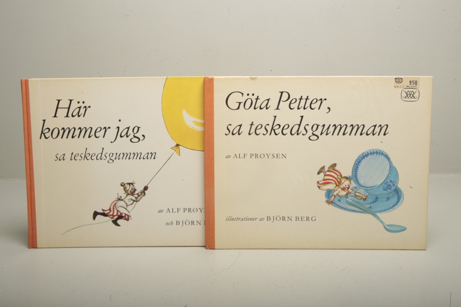Böcker, 2st, "Teskedsgumman"
