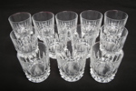 Kristallglas- "Cristal d´Arques, France", 2x6st