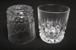 Kristallglas- "Cristal d´Arques, France", 2x6st