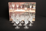 Kristallglas- "Cristal d´Arques, France", 11st Vinglas