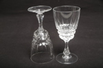 Kristallglas- "Cristal d´Arques, France", 11st Vinglas