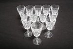 Kristallglas- "Cristal d´Arques, France", 12st Likörglas