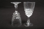 Kristallglas- "Cristal d´Arques, France", 6st Sherry/ Vitvinsglas