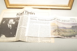 Karl Tirén- Akvarell, Signerad