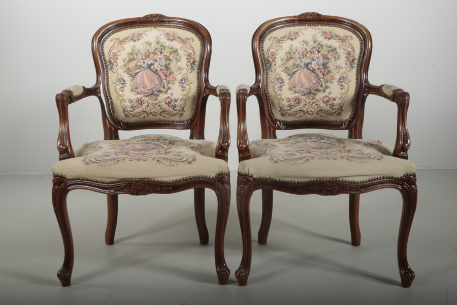 Stolar, 1-par, Rokoko-stil, 1900-tal
