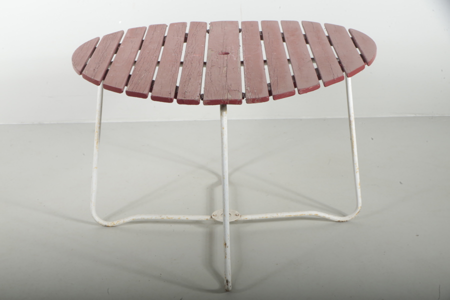 Trädgårdsbord, 1960-tal