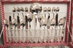 Besticksuppsättning- Silverplated, Made in Italy