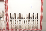 Besticksuppsättning- Silverplated, Made in Italy