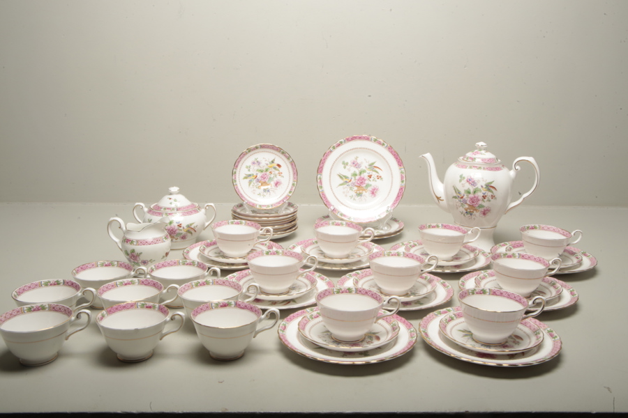 Kaffeservis- "Tuscan", Made in England