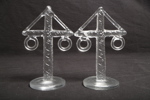 Kosta Boda- Bertil Vallien, Konstglas, 1-par Midsommarstänger