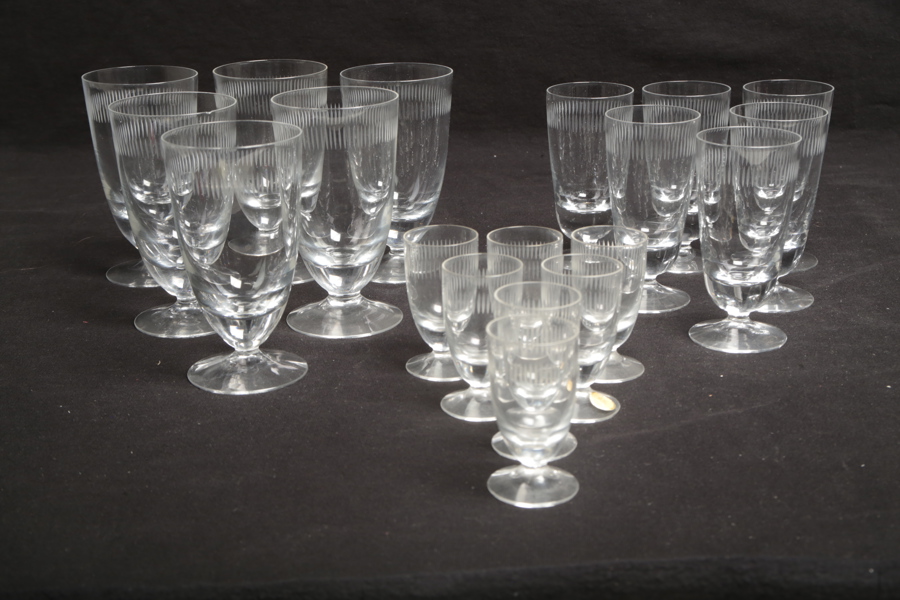 Glasservis, 1940-tal, Troligtvis Kosta