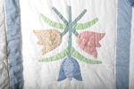 Överkast- Broderat