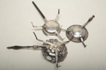 Tesilar i silver, 3st, 1800/1900-tal 