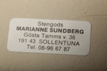 Väggvas i keramik, Design: Marianne Sundberg, Sollentuna 