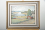 Olof Nilsson- Olja på pannå, Signerad: 1951