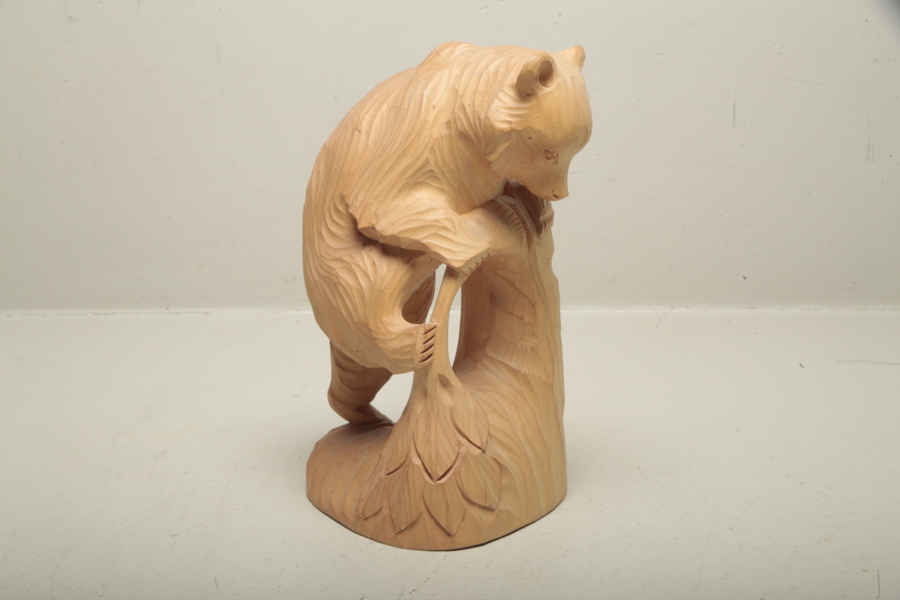 Figurin i trä- "Björn", USSR, 1970-tal