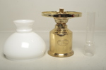 Bordsoljelampa, 1900-tal, "Lampe Compagniet, Stockholm- Köpenhamn"