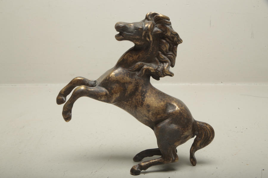 Figurin i brons- "Häst", 1900-tal