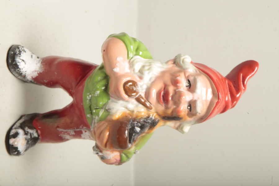 Figurin- "Tomte", Terrakotta, 1900-tal