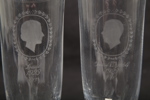 Kosta- Fritz Kallenberg, Champagneglas "Bröllopsglas", 2st, Signerade