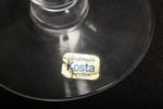 Kosta- Fritz Kallenberg, Champagneglas "Bröllopsglas", 2st, Signerade