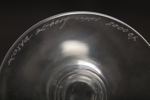Kosta- Fritz Kallenberg, Champagneglas "Bröllopsglas", 2st, Signerade