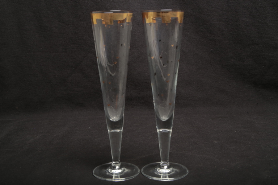 Ritzenhoff- Champagneglas, 1-par