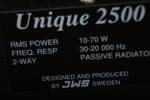 Högtalare, 1-par, "JWS-Unique 2500"