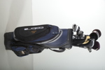 Golfset- Diverse klubbor samt vagn 