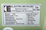 Plan/ Rikthyvel- "Elektra-Beckum HC260"